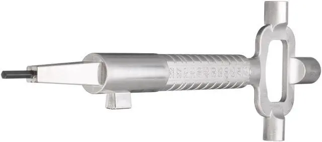 Alt view image 6 of 7 - Sliver Locksmith Tool Multi Purpose Cylinder Gauge Cam Turner Spindle Turner