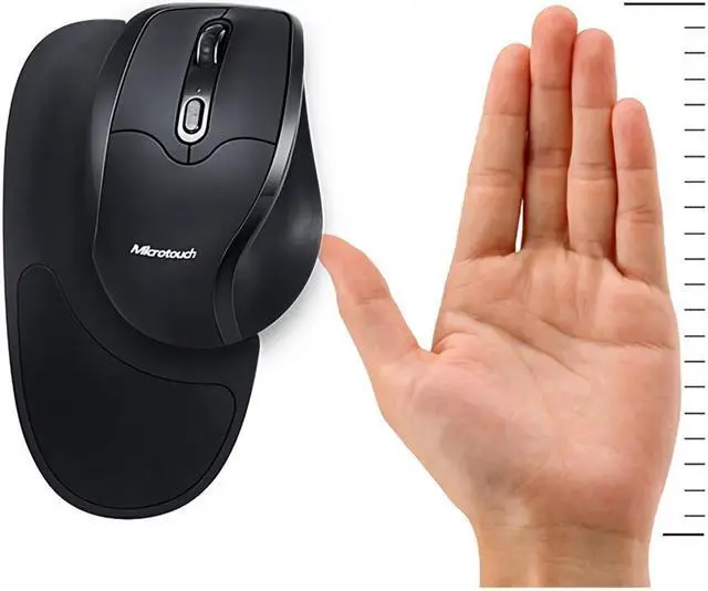 Alt view image 6 of 7 - Newtral N300LWM 2.4GHz Wireless Left Hand Mouse 2400DPI Ergonomic Gaming Mouse Home Office Mouce for Windows Mac Linux