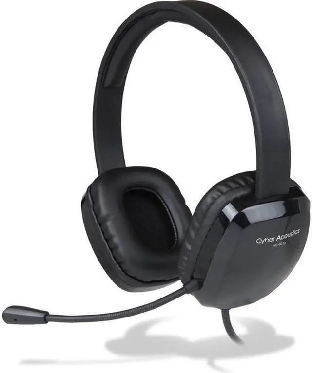 Alt view image 9 of 17 - Cyber Acoustics AC-6012 USB Stereo Headset