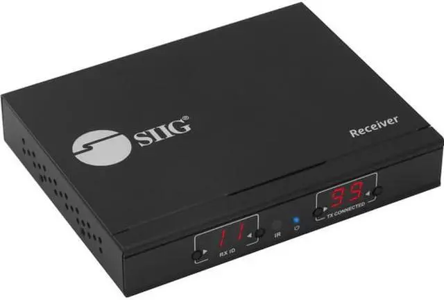 Alt view image 4 of 12 - SIIG CE-H25C11-S1 HDMI 2.0 4K60Hz Over IP Extender & Matrix with IR Receiver