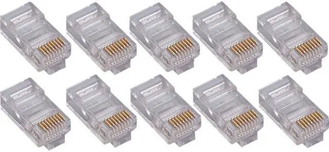 Alt view image 4 of 6 - 100PK CAT6 RJ45 MODULAR PLUG