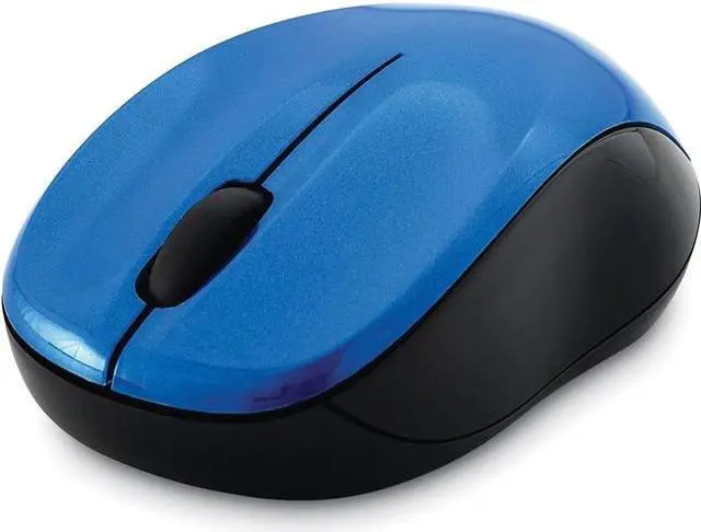 Alt view image 4 of 20 - Verbatim Ambidextrous Silent Wireless Blue LED Mouse Blue (VTM99770)