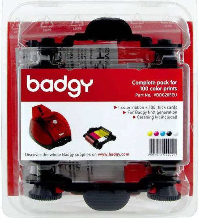 Alt view image 5 of 7 - BADGY1 CONSUMABLE PK 1 CLR RIB