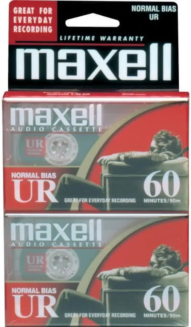 Alt view image 2 of 14 - maxell 109024 60 minute storage capacity normal bias type flat packs 2 pack cassettes