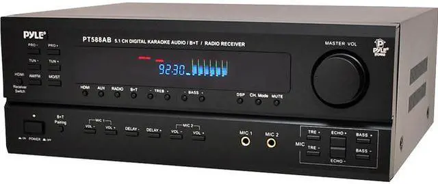Alt view image 10 of 11 - New Pyle Pt588ab 5.1 Ch Home Theater Am Fm Receiver & Amplifier W/ Bluetooth