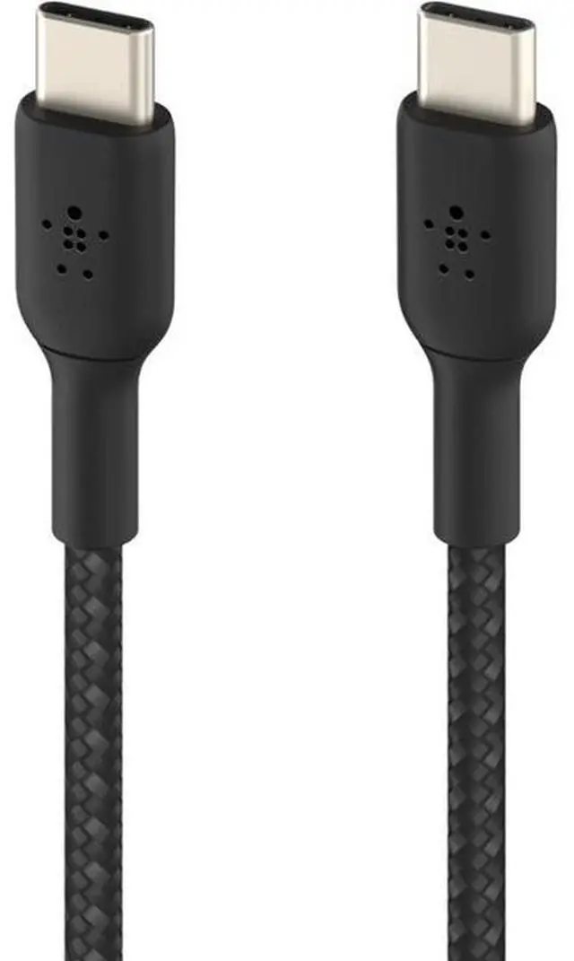 Alt view image 2 of 20 - Belkin CAB004bt1MBK 3.3 ft. Black Boost Charge Braided USB-C to USB-C Cable