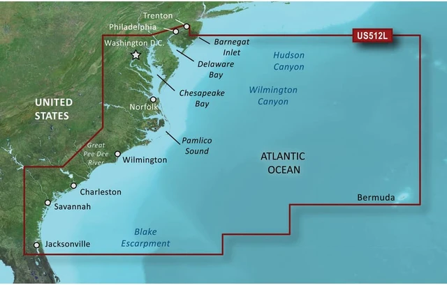 Alt view image 5 of 11 - Garmin 010-C0741-00 Bluechart g2 vision VUS512L, Mid-Atlantic (SD Card)