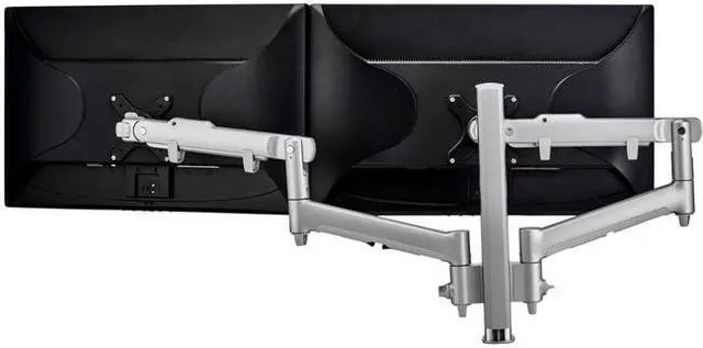 Main image of atdec AWMS-2-D40-F-S Dual 618mm Dynamic Arms on 400mm Post