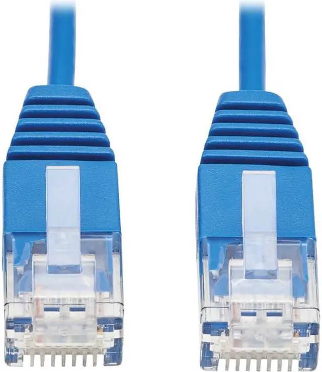 Main image of Tripp Lite Cat6 Gigabit Molded Ultra-Slim Utp Ethernet Cable (Rj45 M/M) Blue 10 Ft.