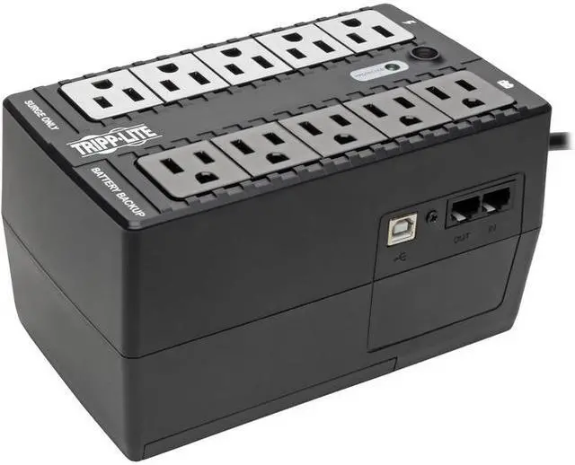 Main image of Tripp Lite Ups 550Va 300W Desktop Battery Back Up Compact 120V Usb Rj11 Pc 50/60Hz