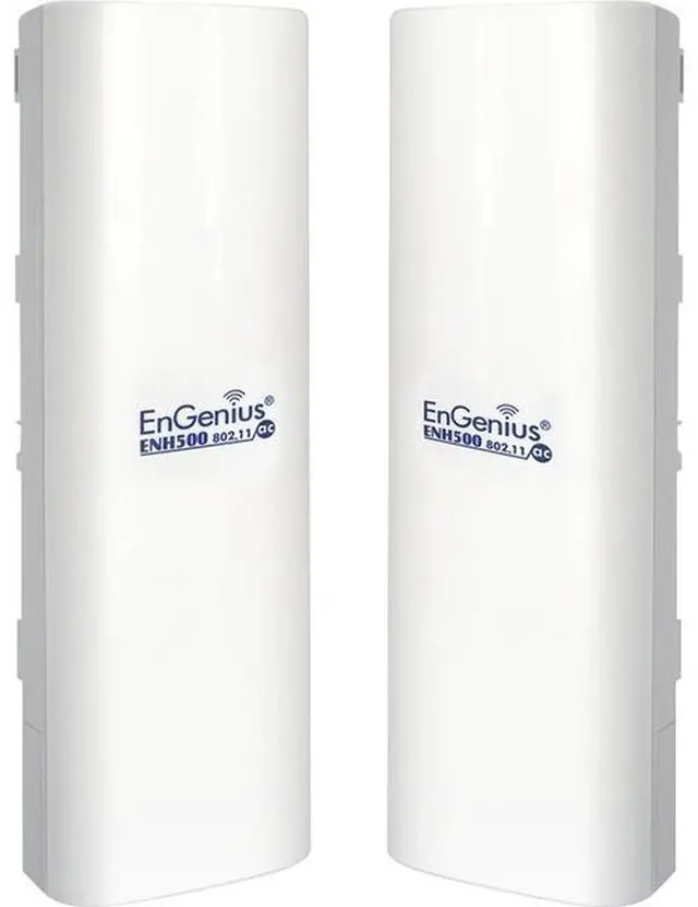 Alt view image 4 of 14 - EnGenius Technologies ENH500v3 Wi-Fi 5 Wave 2 Outdoor AC867 5GHz Plug-n-Play Wireless CPE/Client Bridge, PTP/PTMP, IP55, 27dBm with 16 dBi High-Gain Antenna, Long Range up to 5 Miles [2-Pack]