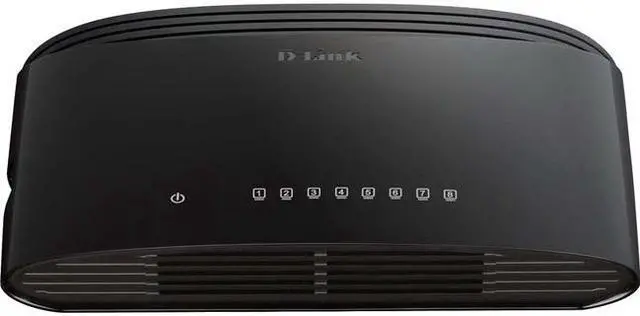 Alt view image 2 of 7 - D-LINK SYSTEMS INC DGS-1008G 8PORT GIGABIT DESKTOP SWITCH