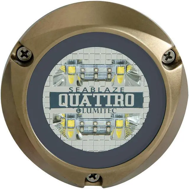 Alt view image 2 of 10 - LUMITEC QUATTRO SPECTRUM RGBW LED SURFACE MOUNT BRONZE HOSUING 12/24V