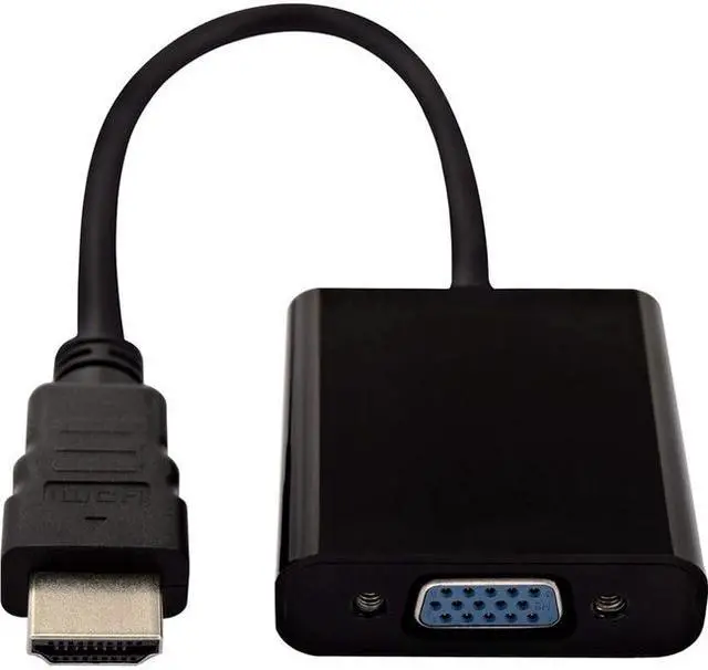 Alt view image 3 of 5 - V7 CBLHDAVBLK-1N HDMI 1.4 to 15Pin VGA Adapter Dongle