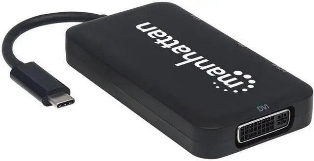 Alt view image 9 of 9 - Manhattan 152600 Usb-C 4-In-1 Audio/Video Converter
