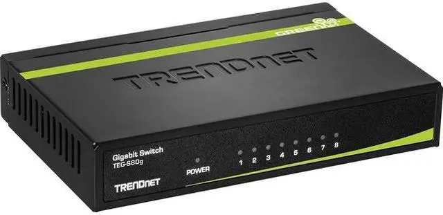Main image of TRENDNET - BUSINESS CLASS TEG-S80G 8PORT GIGABIT GREENNET SWITCH