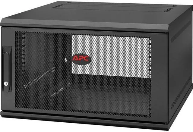 Alt view image 4 of 6 - Apc By Schneider Electric Netshelter Wx 6U Single Hinged Wall-Mount Enclosure 600Mm Deep