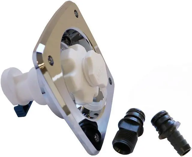 Main image of Jabsco Water Pressure Regulator - Flush Mount - Chrome - 45 Psi