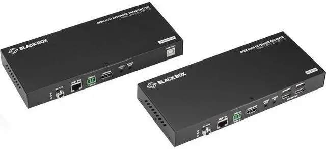 Alt view image 3 of 14 - Black Box ACU1700A 1.4 USB 2.0 HDBT Catx KVM HDMI Extender