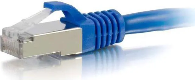 Alt view image 2 of 7 - C2G / Cables to Go 00797 Cat6 Snagless Shielded (STP) Network Patch Cable, Blue (7 Feet/2.13 Meters)