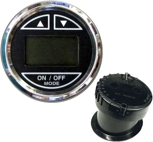 Main image of Faria Beede Instruments Ches S/s Black Depth In-hull Trn 13751