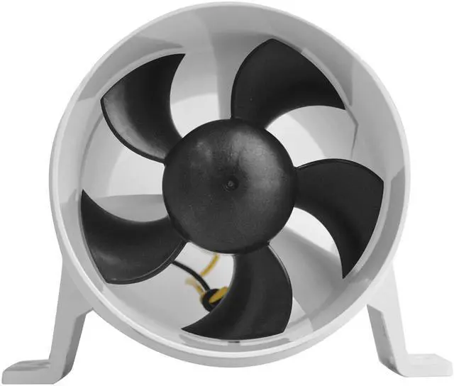 Alt view image 4 of 8 - Attwood Turbo 4000 Series II Water-Resistant, In-Line Blower - 12V - White