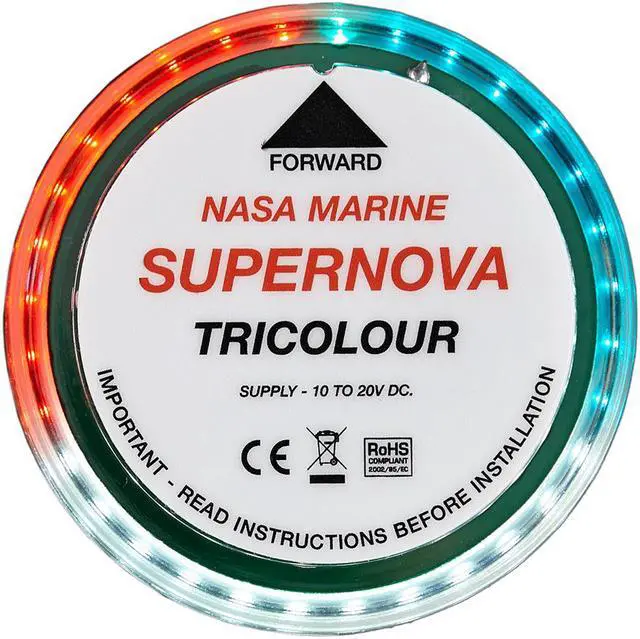Alt view image 4 of 9 - Clipper Supernova Combi LED Tricolor Masthead Anchor Light