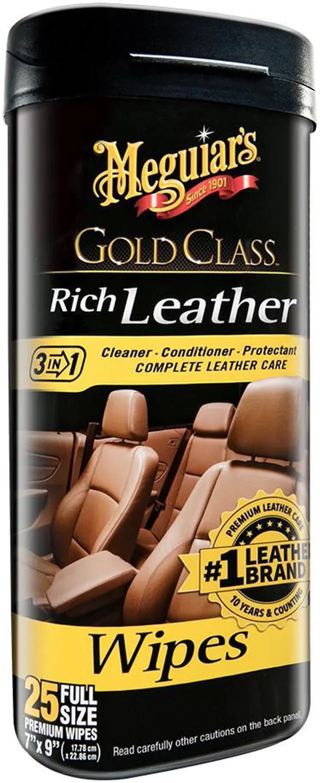 Alt view image 2 of 5 - MEGUIAR'S GOLD CLASS RICH LEATHER WIPES