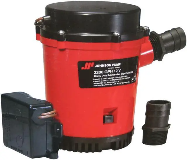 Alt view image 6 of 8 - Johnson Pump 2200GPH Ultima Combo Auto Bilge Pump - 12V