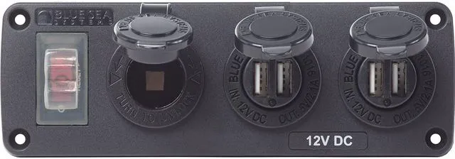 Alt view image 3 of 16 - Exterior Panel, 12VDC Socket & Two USBs