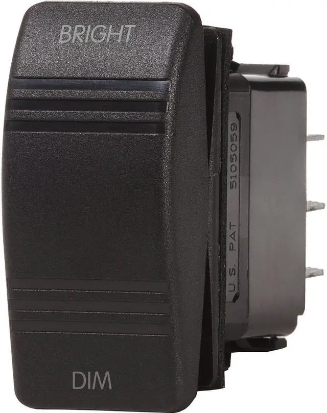 Alt view image 2 of 6 - Blue Sea 8291 Dimmer Control Swith - Black [8291]