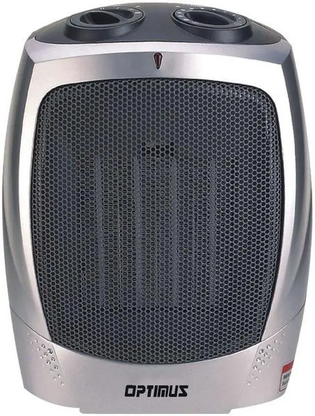 Alt view image 7 of 13 - Optimus H7004 Portable Ceramic Heater with Thermostat