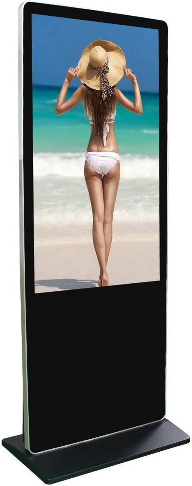 Alt view image 2 of 3 - 49inch non-touch floor stand kiosk digital signage display way finding at Shopping mall, hotel, Sports Stadium, Cinema, TS49NTFK
