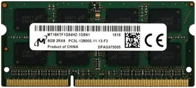 micron DDR3L 1600 2Rx8 PC3L 12800S 4GB×2（8GB)