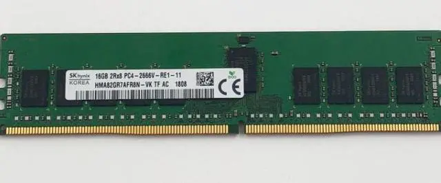 Main image of SK Hynix HMA82GR7AFR8N-VK 16G 2RX8 2666 DDR4 RECC For Server