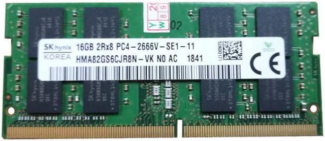 SK Hynix HMA82GS6CJR8N-VK 16GB 2RX8 DDR4 PC4-2666V for Laptop - Newegg.com