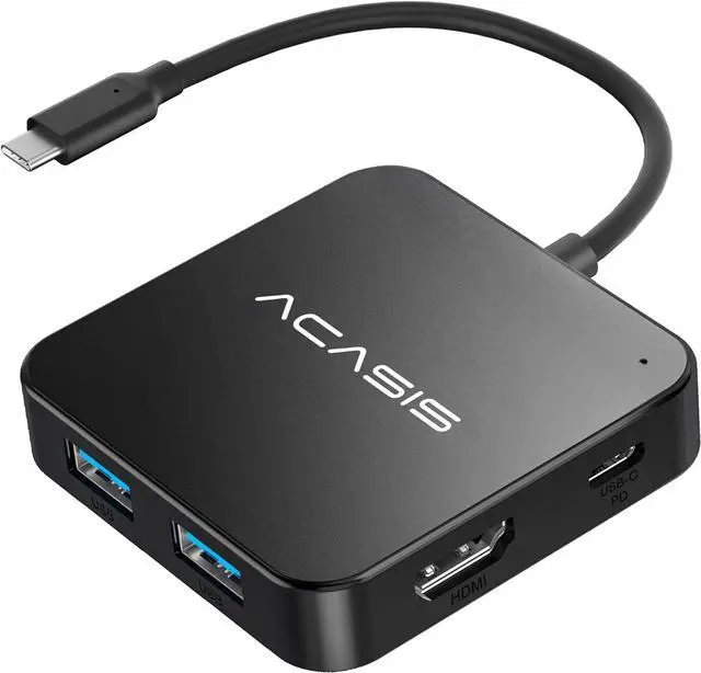 Main image of USB C Hub, Multi-Port USB Type-C Hub with 4K HDMI, Power Delivery 100 W | 3 USB 3.0 Port | 1 Type-C 3.0 Port | USB Splitter Adapter for MacBook, Mac Mini, XPS, Laptop (0.5FT)