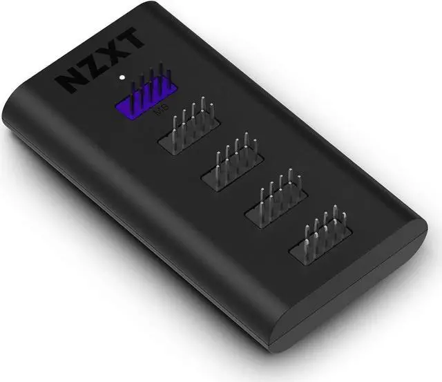 Alt view image 6 of 7 - NZXT Internal USB Hub 3 - AC-IUSBH-M3 - 4 Internal USB 2.0 Ports - 3M Dual Lock Tapes - Magnetic Body - Plug and Play