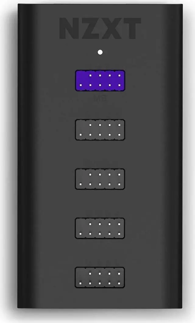 Alt view image 5 of 7 - NZXT Internal USB Hub 3 - AC-IUSBH-M3 - 4 Internal USB 2.0 Ports - 3M Dual Lock Tapes - Magnetic Body - Plug and Play