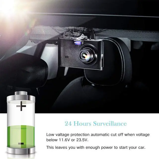 Alt view image 2 of 7 - Dash Cam Hardwire Kit,Type-C Hard Wire Kit,USB C Hard Wire Kit Fuse for Dashcam, Plozoe 12V-24V to 5V Car Dash Camera Charger Power Cord, Gift 4 Fuse Tap Cable and Installation Tool11.5ft