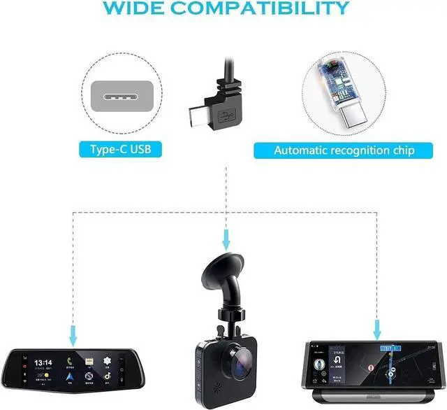Alt view image 4 of 7 - Dash Cam Hardwire Kit,Type-C Hard Wire Kit,USB C Hard Wire Kit Fuse for Dashcam, Plozoe 12V-24V to 5V Car Dash Camera Charger Power Cord, Gift 4 Fuse Tap Cable and Installation Tool11.5ft