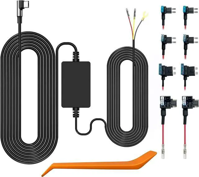 Main image of USB C Hardwire Kit for G840S/G930/G910/G850/G900/840H Mirror Dash Cam, not Suitable for 890, Parking Monitor with Multiple Size connectors