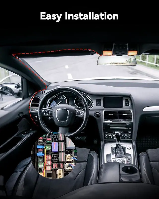 Alt view image 5 of 6 - USB C Hardwire Kit for G840S/G930/G910/G850/G900/840H Mirror Dash Cam, not Suitable for 890, Parking Monitor with Multiple Size connectors