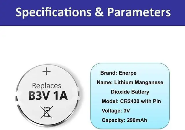 Alt view image 3 of 5 - B3V 1A Replacement Battery High Capacity Compatible with High Tech Electronic Collars of MS-4 and MS-5 Pack of 12