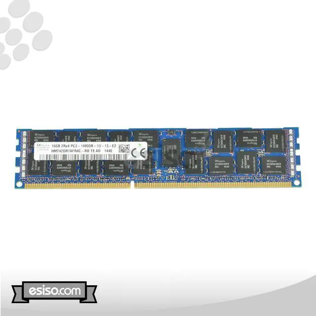 Alt view image 3 of 3 - HMT42GR7AFR4C-RD Hynix 2Rx4 16GB PC3-14900R 1866MHZ DDR3 ECC REG Memory