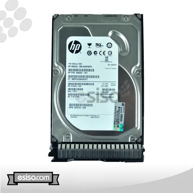 Alt view image 4 of 5 - HP 653947-001 1TB 7200 RPM Serial Attached SCSI (SAS) 3.5" Internal Hard Drive Bare Drive