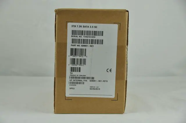Alt view image 2 of 2 - HP 628061-B21 3TB 7200 RPM SATA 6.0Gb/s 3.5" Internal Hard Drive Bare Drive