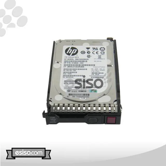 Alt view image 6 of 10 - HPE 656108-001 1 TB Hard Drive - 2.5" Internal - SATA (SATA/600)