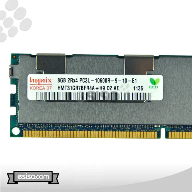Alt view image 8 of 8 - HYNIXHynix Hmt31Gr7Bfr4A-H9 Hynix   8Gb (1X8Gb) Pc310600 1333Mhz Registered Ecc   1.35V 2Rx4 Ddr3 Sdram 240Pin Dimm Memory Module For Server