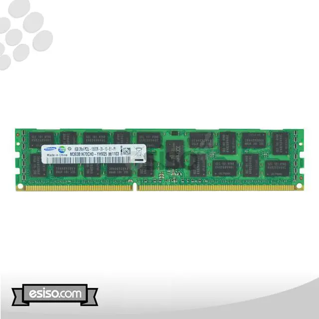Alt view image 4 of 4 - SAMSUNG 8GB ECC Registered DDR3 1333 Server Memory Model M393B1K70CH0-YH9